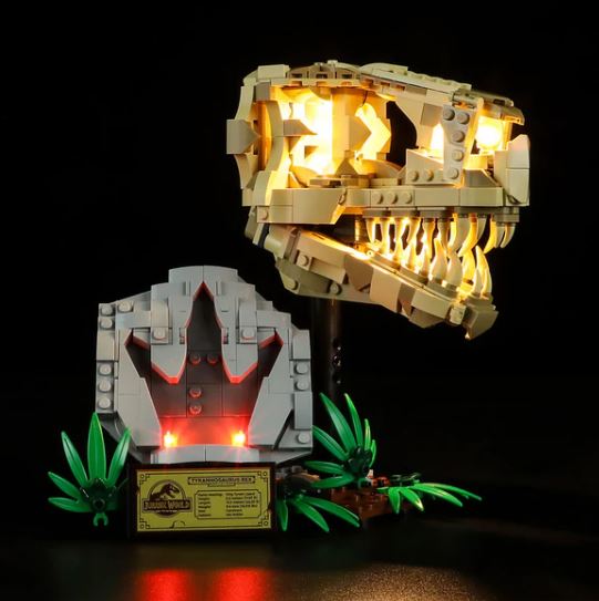 LIGHTAILING • Osvětlení Pro LEGO®- Dinosauří fosilie: Lebka T-rexe (76964)