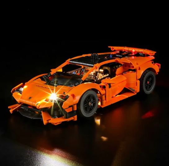 LIGHTAILING • Osvětlení Pro LEGO®- Oranžové Lamborghini Huracán Tecnica (42161)